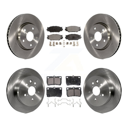 [Avant + Arrière] Kit de Disque et plaquette (semi-métallique) de frein pour 2010-2013 Lexus IS250 C Vehicles Built Canadian Market K8F-103061