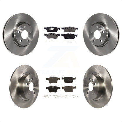 [Avant + Arrière] Kit de Disque et plaquette (semi-métallique) de frein pour 2016-2017 Land Rover Range Evoque avec 300mm Diameter Rotor K8F-103062 par Transit Auto
