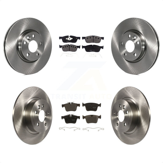 [Avant + Arrière] Kit de Disque et plaquette (semi-métallique) de frein pour 2016-2017 Land Rover Range Evoque avec 300mm Diameter Rotor K8F-103062 par Transit Auto