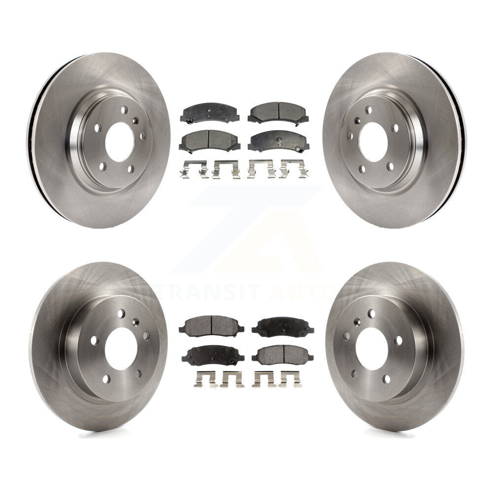 [Avant + Arrière] Kit de Disque et plaquette (semi-métallique) de frein pour 2006-2011 Buick Lucerne Cadillac DTS K8F-103065