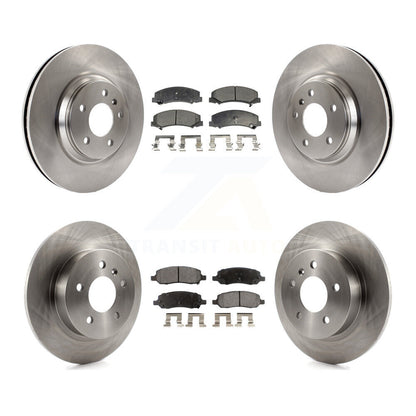 [Avant + Arrière] Kit de Disque et plaquette (semi-métallique) de frein pour 2006-2011 Buick Lucerne Cadillac DTS K8F-103065
