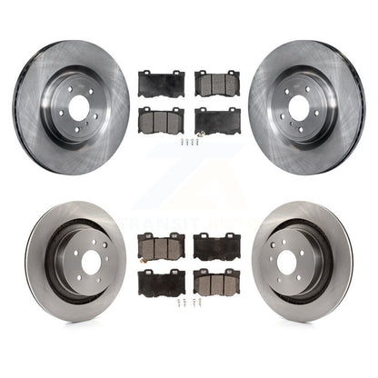 [Avant + Arrière] Kit de Disque et plaquette (semi-métallique) de frein pour INFINITI G37 Nissan 370Z Q60 Z K8F-103067