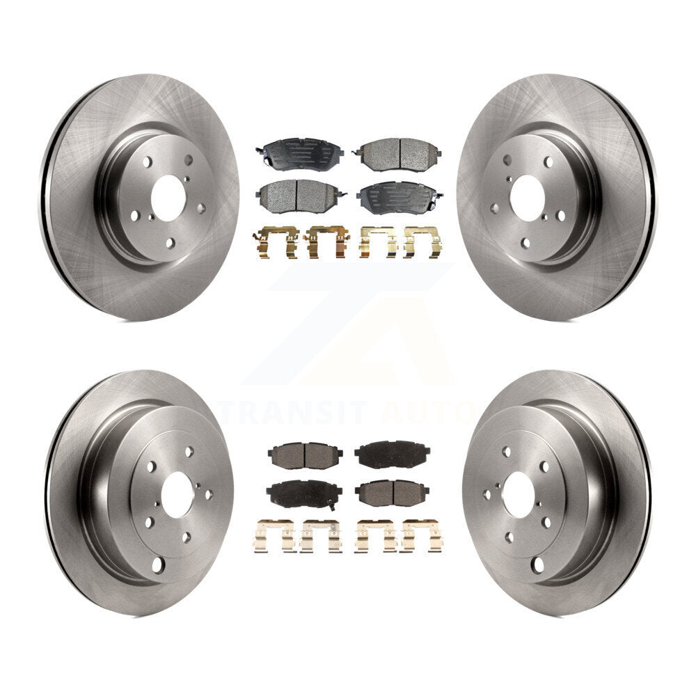 [Avant + Arrière] Kit de Disque et plaquette (semi-métallique) de frein pour Subaru Tribeca B9 K8F-103073