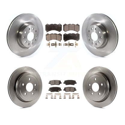 [Avant + Arrière] Kit de Disque et plaquette (semi-métallique) de frein pour 2016 Cadillac CTS Vsport Premium avec RWD avec Performance Lining K8F-103079