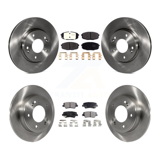 [Avant + Arrière] Kit de Disque et plaquette (semi-métallique) de frein pour 2014-2016 Kia Soul K8F-103083
