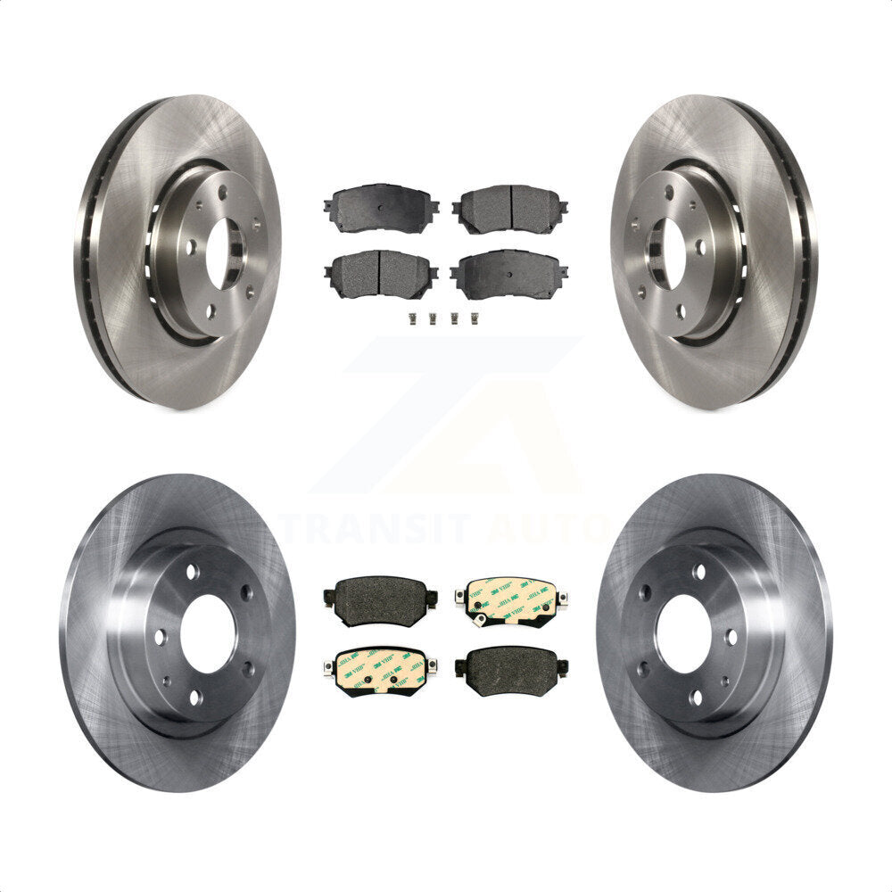 [Avant + Arrière] Kit de Disque et plaquette (semi-métallique) de frein pour 2019-2021 Mazda 6 Naturally Aspirated K8F-103088 par Transit Auto