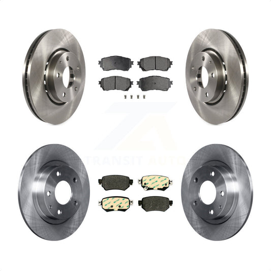 [Avant + Arrière] Kit de Disque et plaquette (semi-métallique) de frein pour 2019-2021 Mazda 6 Naturally Aspirated K8F-103088 par Transit Auto