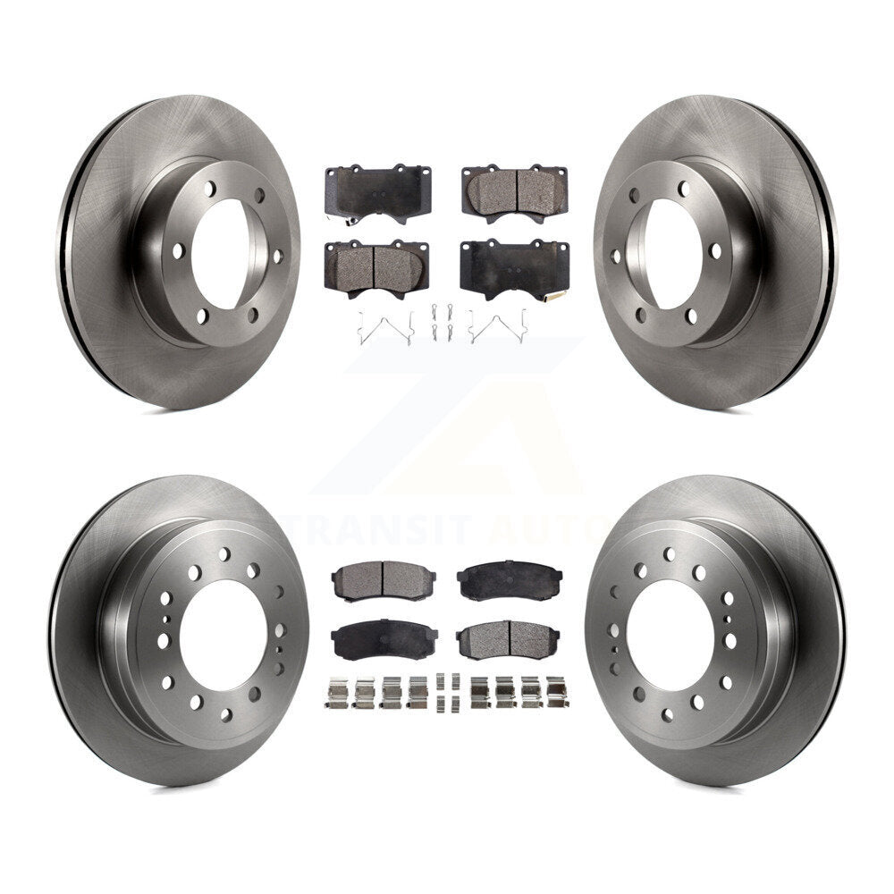 [Avant + Arrière] Kit de Disque et plaquette (semi-métallique) de frein pour Toyota Sequoia K8F-103091