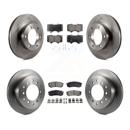 [Avant + Arrière] Kit de Disque et plaquette (semi-métallique) de frein pour Toyota Sequoia K8F-103091
