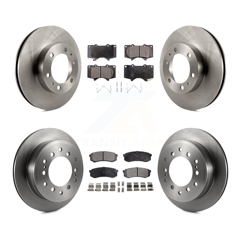 [Avant + Arrière] Kit de Disque et plaquette (semi-métallique) de frein pour Toyota 4Runner FJ Cruiser K8F-103092
