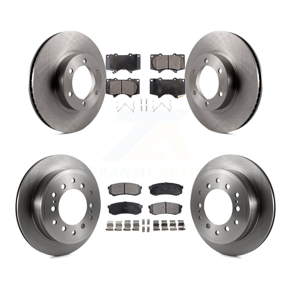 [Avant + Arrière] Kit de Disque et plaquette (semi-métallique) de frein pour Toyota 4Runner Lexus GX470 K8F-103093