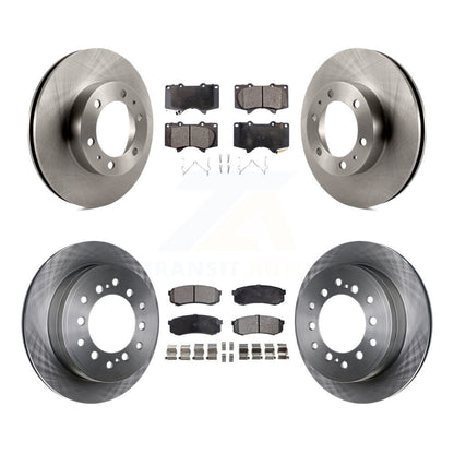 [Avant + Arrière] Kit de Disque et plaquette (semi-métallique) de frein pour 2010-2014 Toyota FJ Cruiser K8F-103094