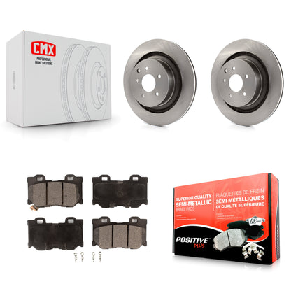 [Arrière] Kit de Disque et plaquette (semi-métallique) de frein pour INFINITI G37 Nissan 370Z Q60 Z K8F-103099
