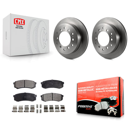 [Arrière] Kit de Disque et plaquette (semi-métallique) de frein pour Toyota 4Runner Sequoia FJ Cruiser Lexus GX470 K8F-103107