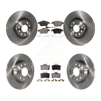 [Avant + Arrière] Kit de Disque et plaquette (semi-métallique) de frein pour 2014 Volkswagen Beetle R-Line GSR avec 272mm Diameter Rotor K8F-103109 par Transit Auto