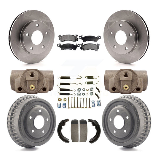 [Avant + Arrière] Kit de Disque et plaquette (semi-métallique) de frein pour GMC Jimmy K8F-103114