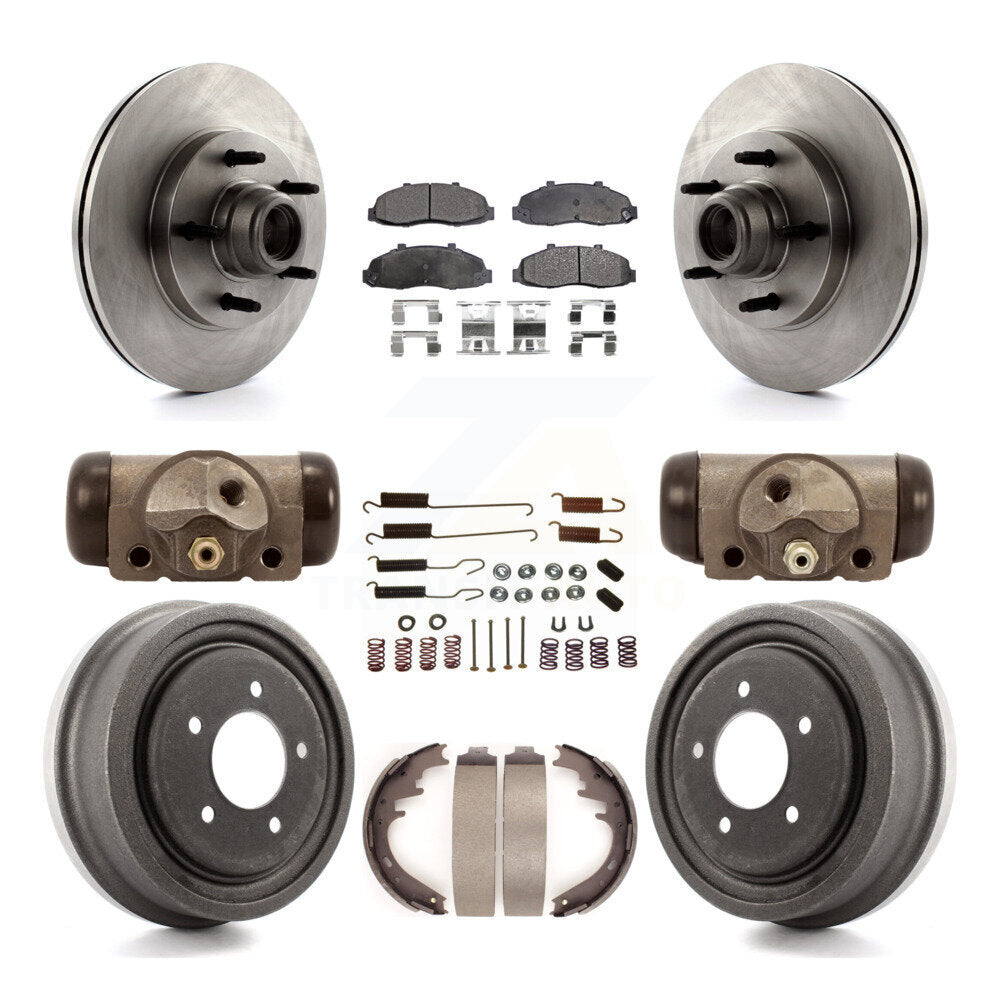[Avant + Arrière] Kit de Disque et plaquette (semi-métallique) de frein pour Ford F-150 K8F-103131
