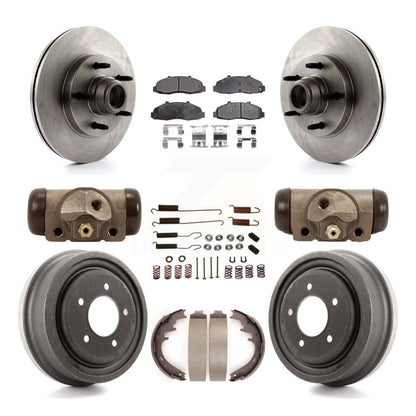 [Avant + Arrière] Kit de Disque et plaquette (semi-métallique) de frein pour Ford F-150 K8F-103131