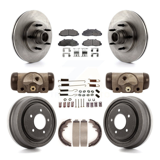 [Avant + Arrière] Kit de Disque et plaquette (semi-métallique) de frein pour Ford F-150 K8F-103131