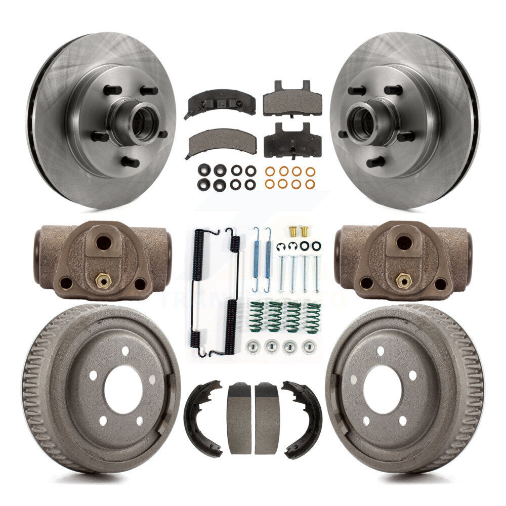 [Avant + Arrière] Kit de Disque et plaquette (semi-métallique) de frein pour 1997 Chevrolet C1500 Suburban GAS engine avec 10" Diameter K8F-103145