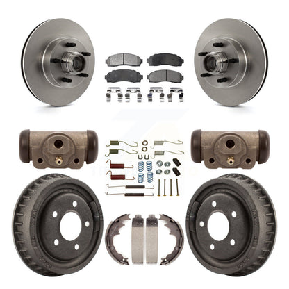 [Avant + Arrière] Kit de Disque et plaquette (semi-métallique) de frein pour 2006-2009 Ford Ranger RWD avec 9" Diameter K8F-103146