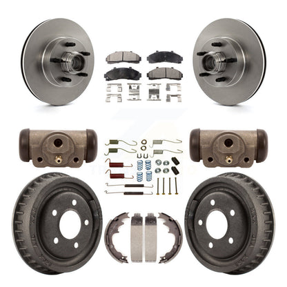 [Avant + Arrière] Kit de Disque et plaquette (semi-métallique) de frein pour Ford Ranger avec 9" Diameter K8F-103148