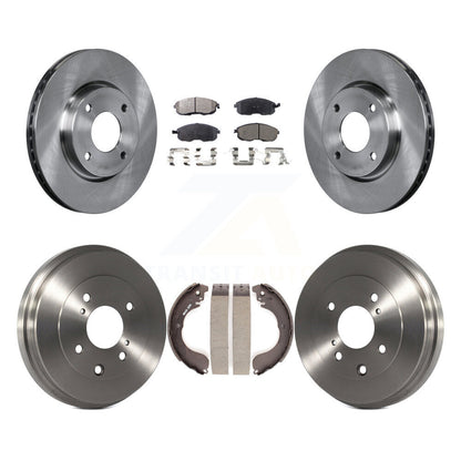 [Avant + Arrière] Kit de Disque et plaquette (semi-métallique) de frein pour Nissan Sentra Versa Cube K8F-103158