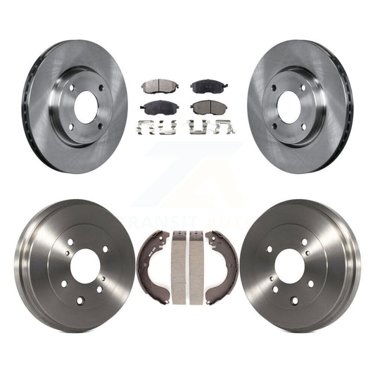[Avant + Arrière] Kit de Disque et plaquette (semi-métallique) de frein pour Nissan Sentra Versa Cube K8F-103158