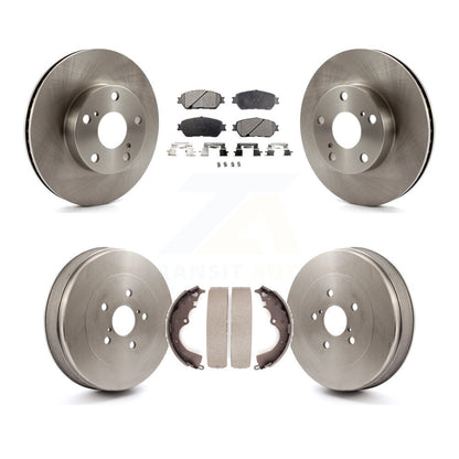 [Avant + Arrière] Kit de Disque et plaquette (semi-métallique) de frein pour Toyota Tacoma avec 5 Lug Wheels K8F-103167