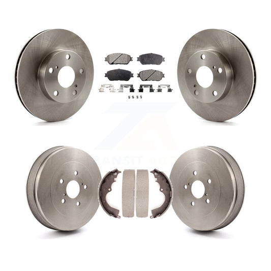 [Avant + Arrière] Kit de Disque et plaquette (semi-métallique) de frein pour Toyota Tacoma avec 5 Lug Wheels K8F-103167