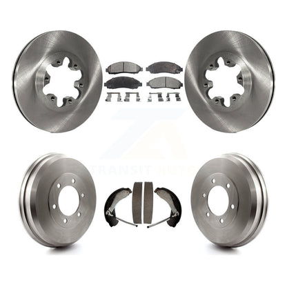 [Avant + Arrière] Kit de Disque et plaquette (semi-métallique) de frein pour Chevrolet Colorado GMC Canyon Isuzu i-290 i-280 i-370 i-350 K8F-103171