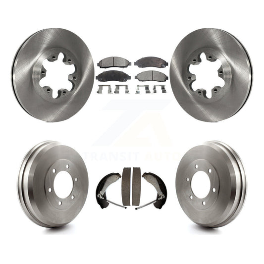 [Avant + Arrière] Kit de Disque et plaquette (semi-métallique) de frein pour Chevrolet Colorado GMC Canyon Isuzu i-290 i-280 i-370 i-350 K8F-103171