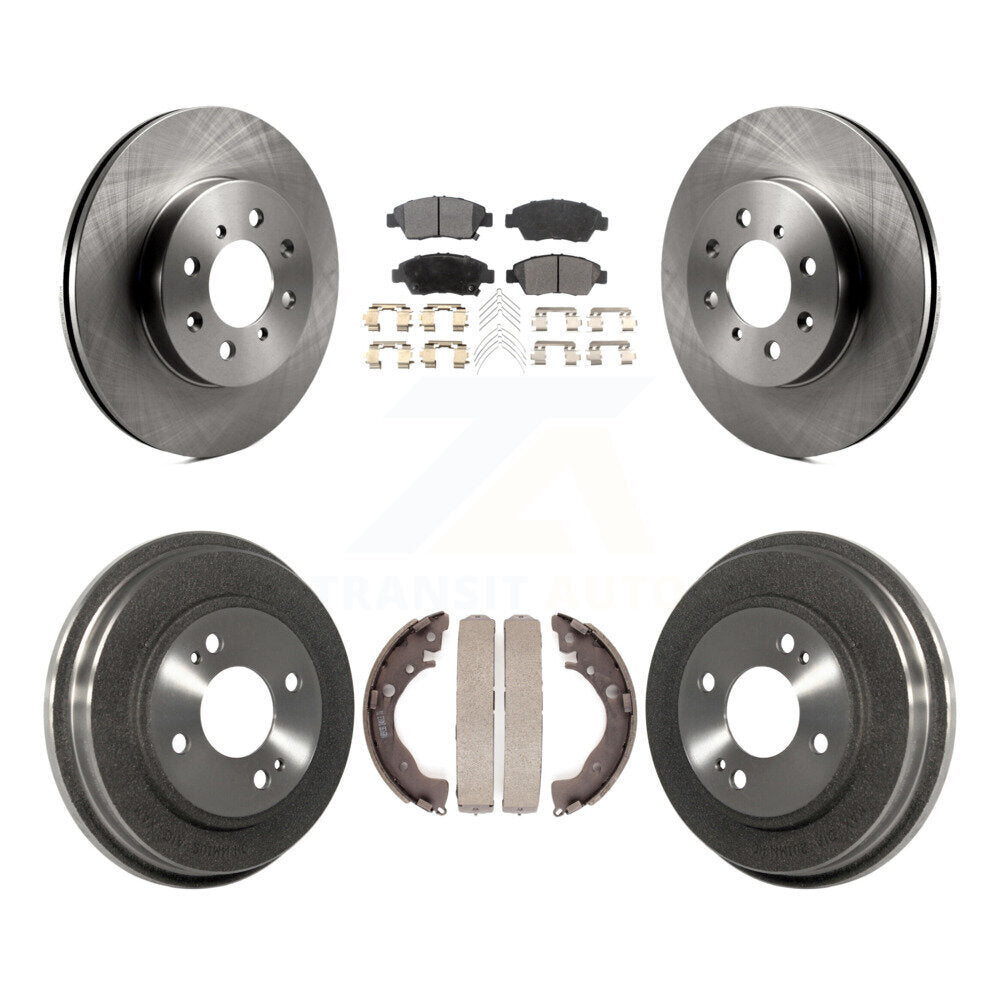 [Avant + Arrière] Kit de Disque et plaquette (semi-métallique) de frein pour Honda Fit K8F-103183