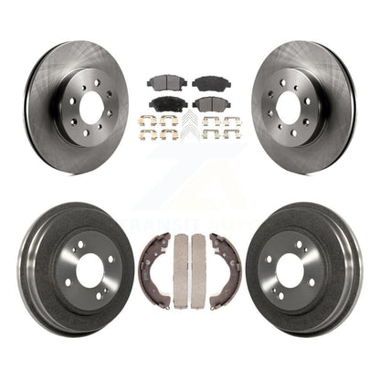 [Avant + Arrière] Kit de Disque et plaquette (semi-métallique) de frein pour Honda Fit K8F-103183