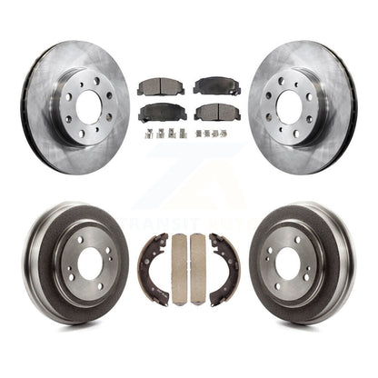 [Avant + Arrière] Kit de Disque et plaquette (semi-métallique) de frein pour Honda Civic K8F-103185
