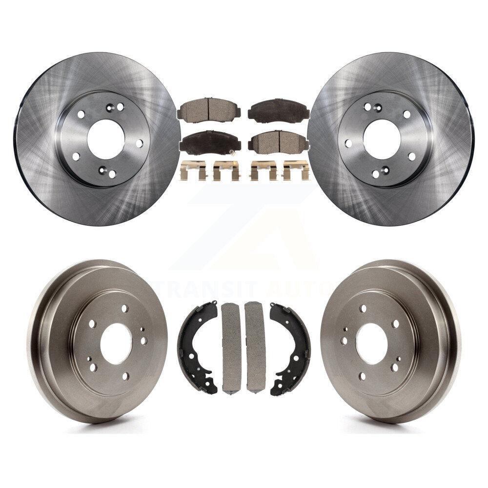 [Avant + Arrière] Kit de Disque et plaquette (semi-métallique) de frein pour Honda Accord Civic K8F-103195