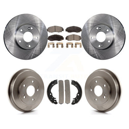 [Avant + Arrière] Kit de Disque et plaquette (semi-métallique) de frein pour Honda Accord Civic K8F-103195