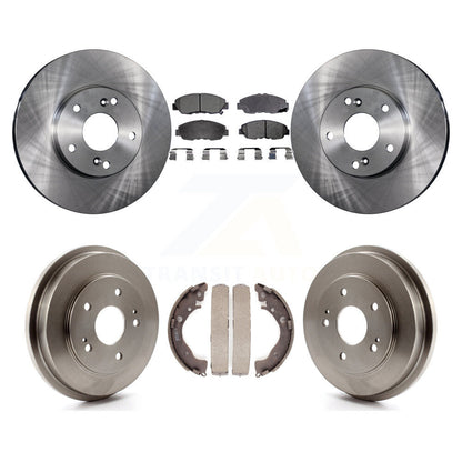 [Avant + Arrière] Kit de Disque et plaquette (semi-métallique) de frein pour 2011 Honda Civic GX K8F-103201