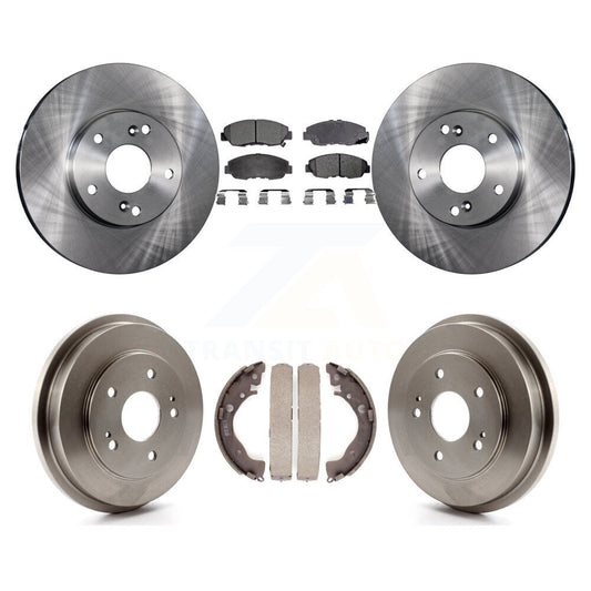 [Avant + Arrière] Kit de Disque et plaquette (semi-métallique) de frein pour 2011 Honda Civic GX K8F-103201