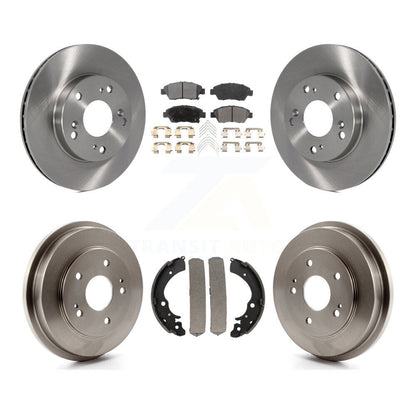 [Avant + Arrière] Kit de Disque et plaquette (semi-métallique) de frein pour 2006-2008 Honda Civic Hybrid K8F-103202
