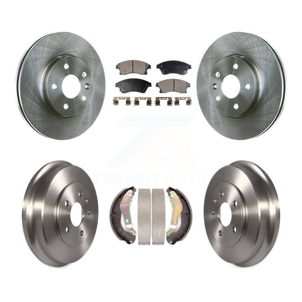 [Avant + Arrière] Kit de Disque et plaquette (semi-métallique) de frein pour Chevrolet Sonic K8F-103204