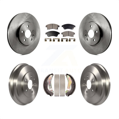 [Avant + Arrière] Kit de Disque et plaquette (semi-métallique) de frein pour Chevrolet Trax Sonic K8F-103206 par Transit Auto