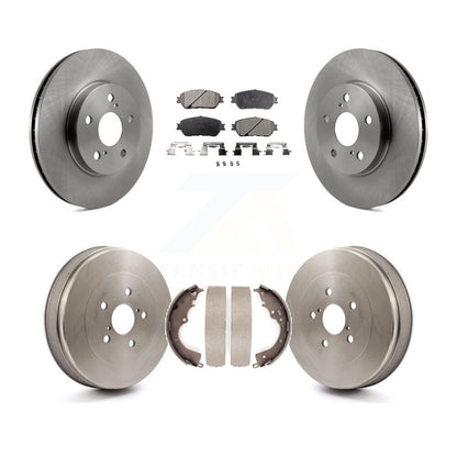 [Avant + Arrière] Kit de Disque et plaquette (semi-métallique) de frein pour 2004-2010 Toyota Sienna K8F-103214