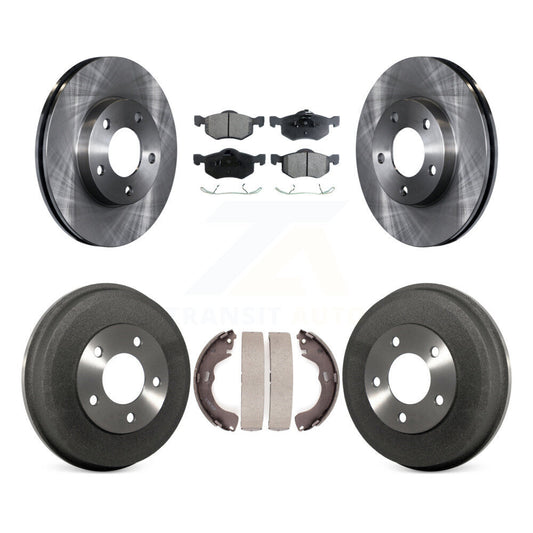 [Avant + Arrière] Kit de Disque et plaquette (semi-métallique) de frein pour Ford Escape Mazda Tribute Mercury Mariner K8F-103215