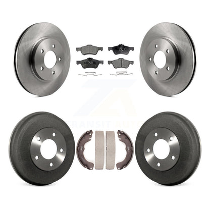 [Avant + Arrière] Kit de Disque et plaquette (semi-métallique) de frein pour Ford Escape Mercury Mariner Mazda Tribute K8F-103216