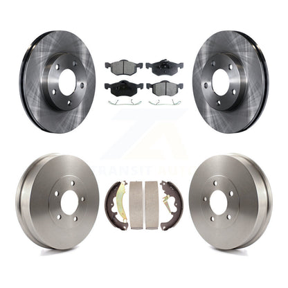 [Avant + Arrière] Kit de Disque et plaquette (semi-métallique) de frein pour 2007 Ford Escape Mercury Mariner From 01/08/07 rear brakes K8F-103218