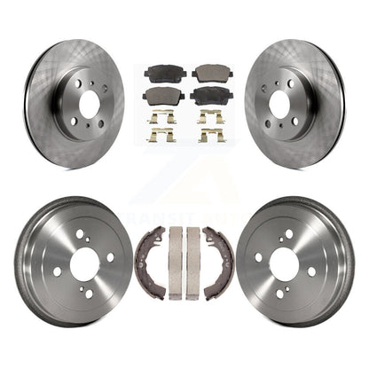 [Avant + Arrière] Kit de Disque et plaquette (semi-métallique) de frein pour 2001-2005 Toyota Echo K8F-103220