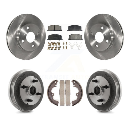 [Avant + Arrière] Kit de Disque et plaquette (semi-métallique) de frein pour Toyota Tercel Paseo K8F-103221
