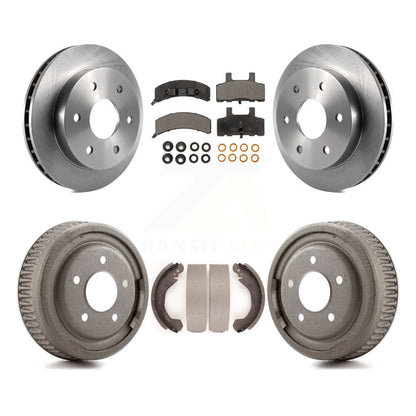 [Avant + Arrière] Kit de Disque et plaquette (semi-métallique) de frein pour GMC Yukon 4WD avec 10" Diameter K8F-103222