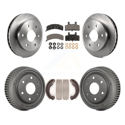 [Avant + Arrière] Kit de Disque et plaquette (semi-métallique) de frein pour Chevrolet K1500 GMC Yukon Blazer K8F-103223